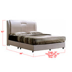 Furnituremart Jace leather upholstered bed frame
