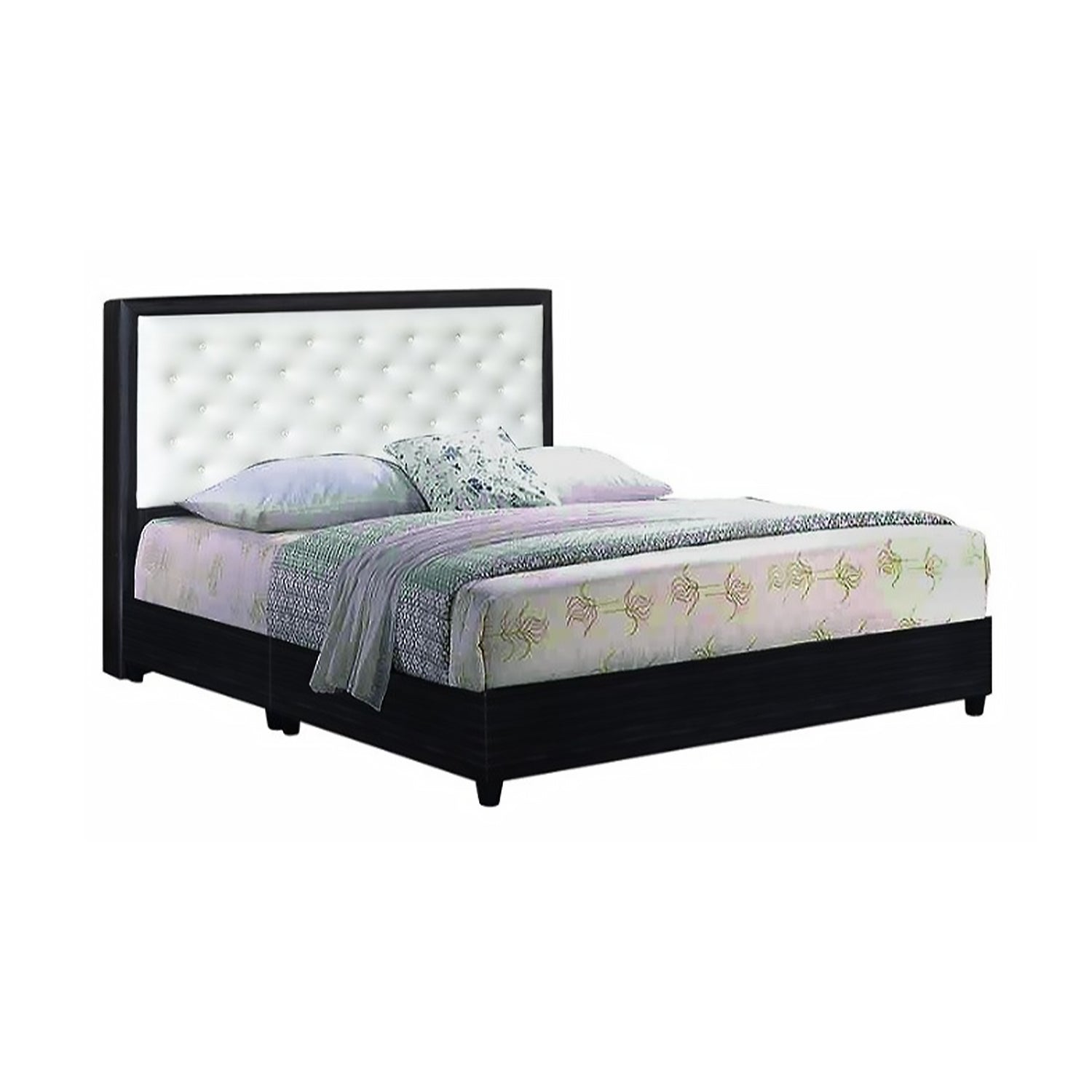 Furnituremart Jacques leather platform bed frame