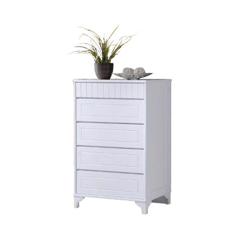 Image of Furnituremart Jean Series Korean Style white bedroom drawers