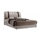 Furnituremart Jennis wooden bed frame with storage