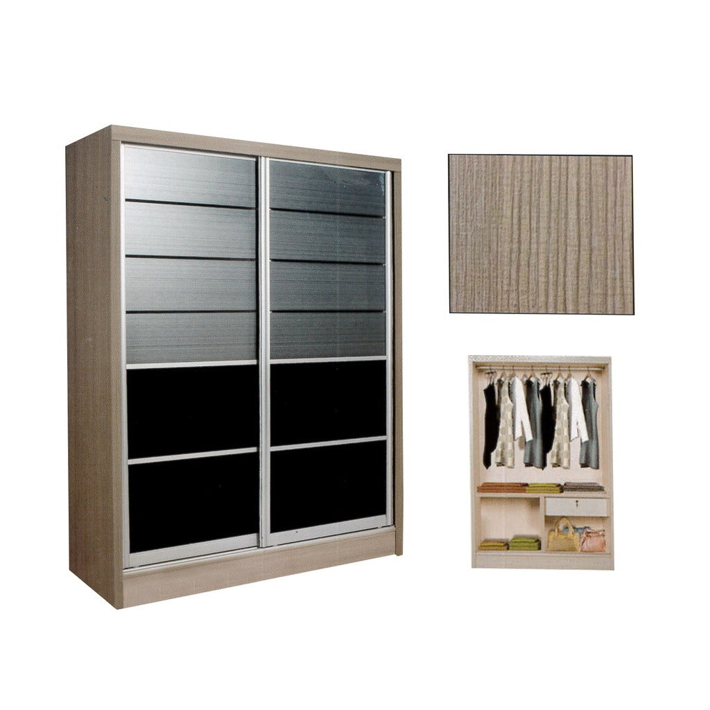 Cielo Series 1 2-Door Sliding Door Wardrobe Multicompartment
