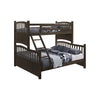 Konka Series 7 Wooden Bunk Bed Frame Wenge In Single and Queen Size-Bed Frame-Furnituremart.sg