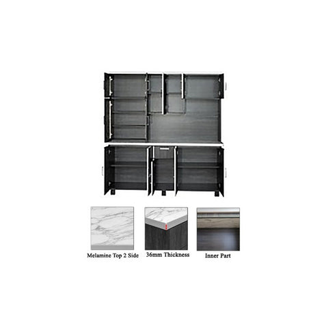 Image of Furnituremart Korene organizing kitchen cabinets