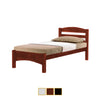Kylin Wooden Bed Frame White, Cherry, and Walnut In Super Single Size-Bed Frame-Furnituremart.sg