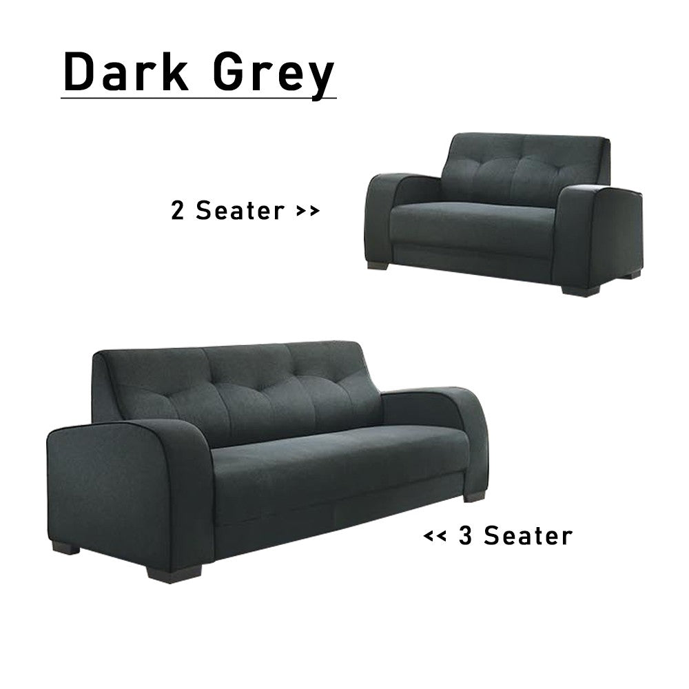 Kyra 2/3/4 Seater L Shaped Sofa Set with Chaise In 4 Colors-Furnituremart.sg