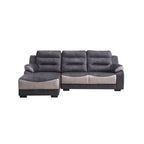 Relah Series L-Shaped Sofa in Left/Right Chaise PetFriendly Fabric/Leather