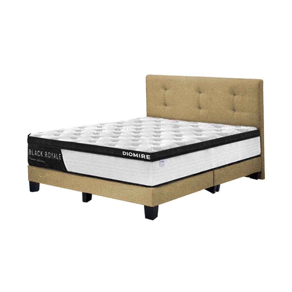 Parker Series Fabric Divan Bed Frame In Single, Super Single, Queen, And King Size-Bed Frame-Furnituremart.sg