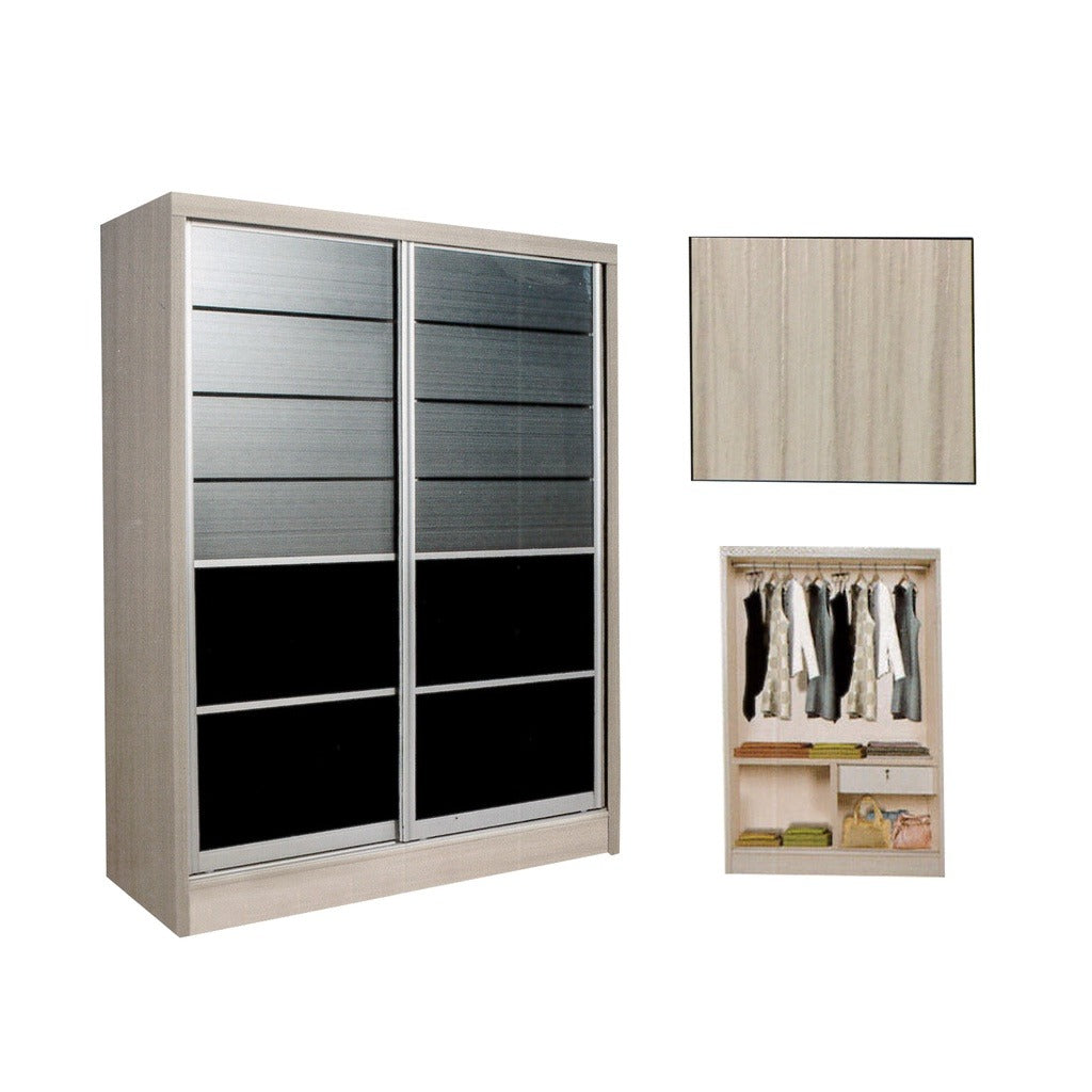 Cielo Series 1 2-Door Sliding Door Wardrobe Multicompartment