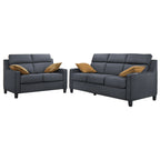 Kim Series 2/3 Seater Fabric Sofa With OttomanIn 4 Colours-Sofa-Furnituremart.sg