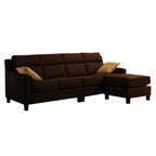 Kim Series 2/3 Seater Fabric Sofa With OttomanIn 4 Colours-Sofa-Furnituremart.sg