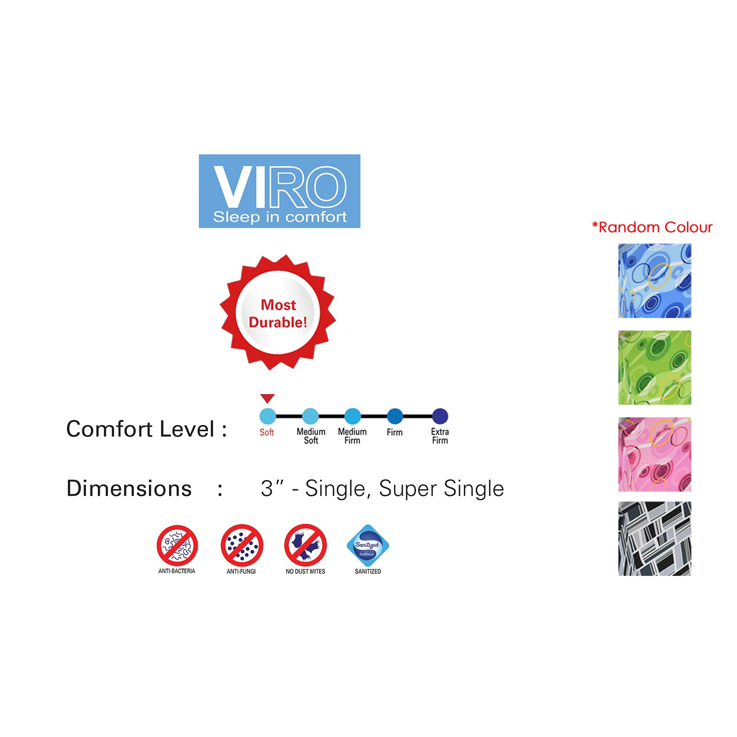 Viro Lion foldable mattress