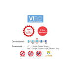 Viro Night Angel Non-Quilted Foam Mattress
