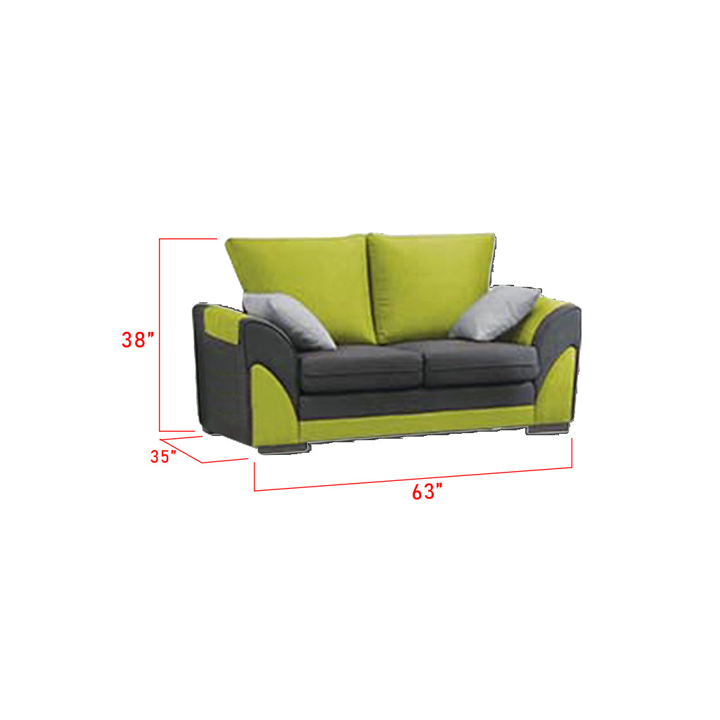 Lylah 1/2/3 Seater Fabric Sofa With Chaise in 4 Colours-Sofa-Furnituremart.sg