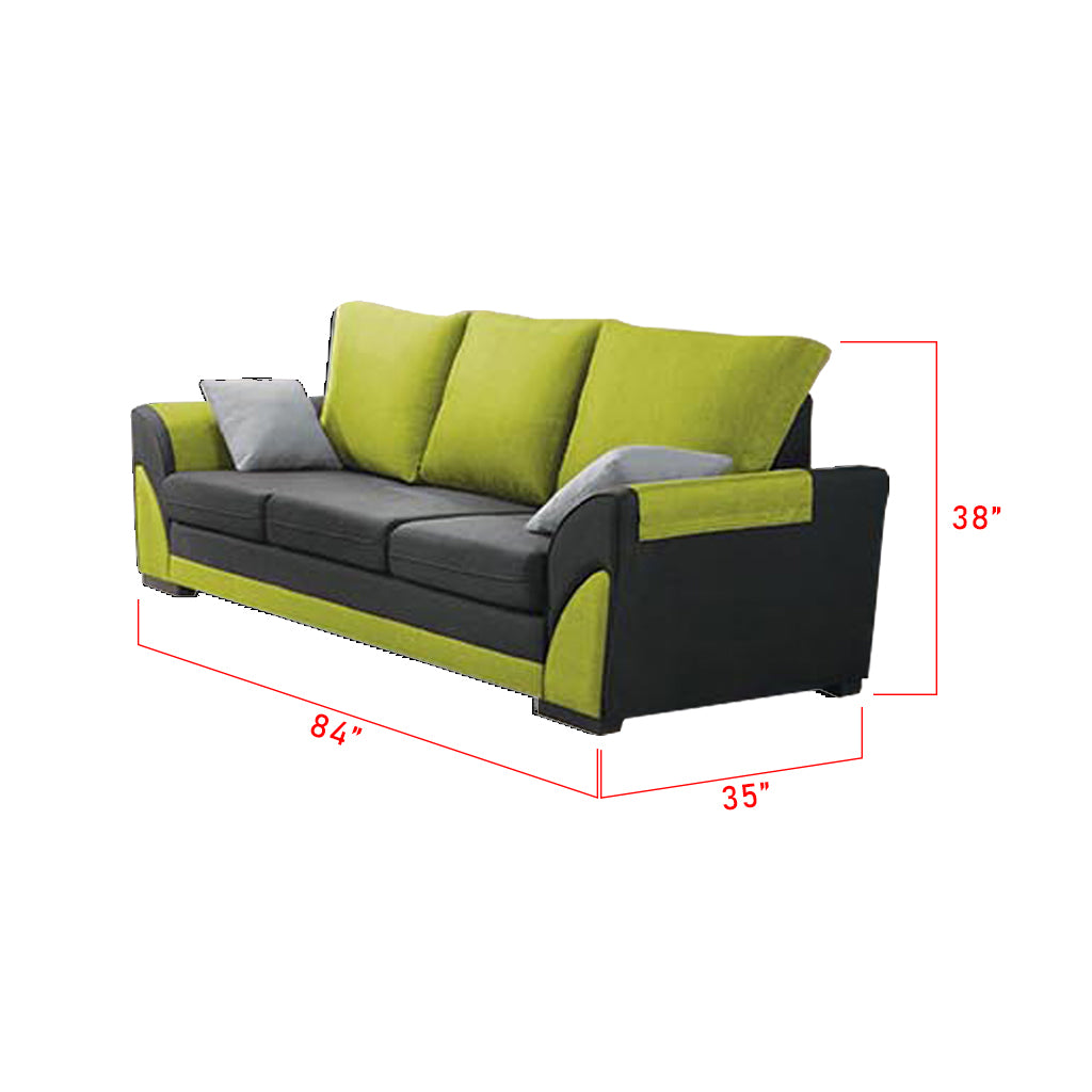 Lylah 1/2/3 Seater Fabric Sofa With Chaise in 4 Colours-Sofa-Furnituremart.sg