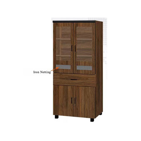 Image of Bally Series 13 Series Tall Kitchen Cabinet with Drawers. Fully Assembled