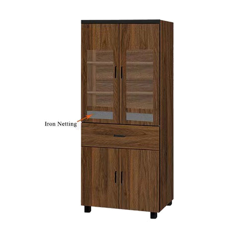 Image of Bally Series 14 Series Tall Kitchen Cabinet with Drawers. Fully Assembled