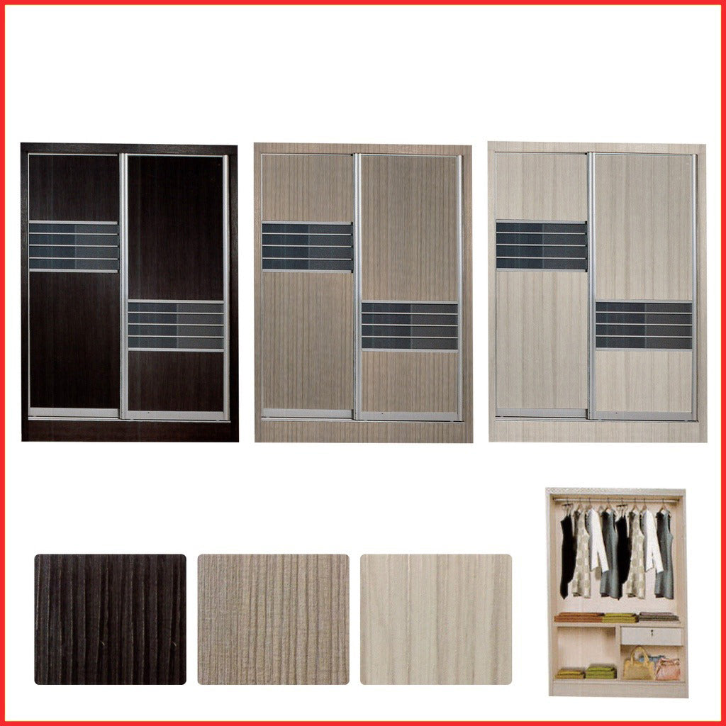 Cielo Series 2 2-Door Sliding Door Wardrobe Multicompartment