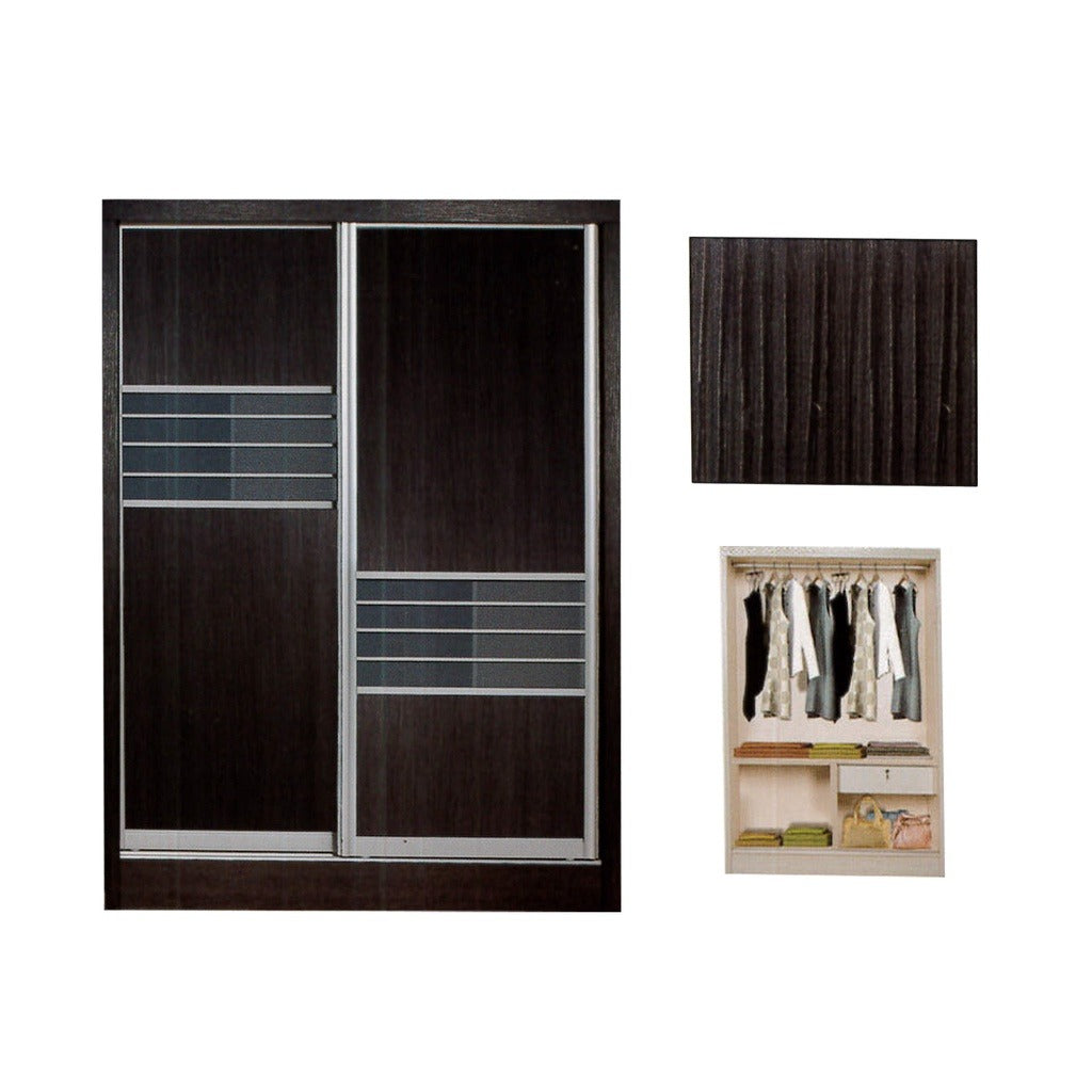 Cielo Series 2 2-Door Sliding Door Wardrobe Multicompartment