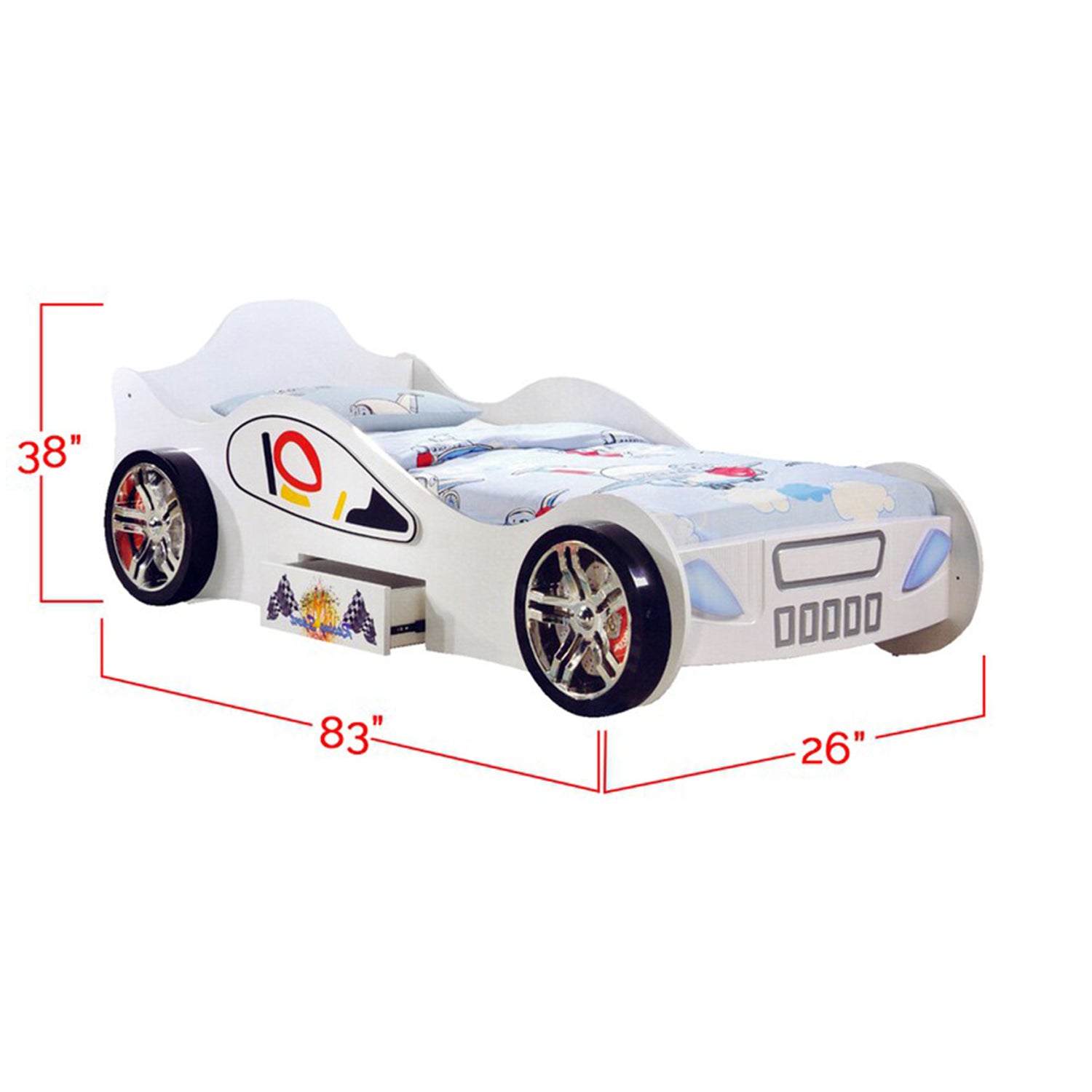 Furnituremart Marc Series single car bed