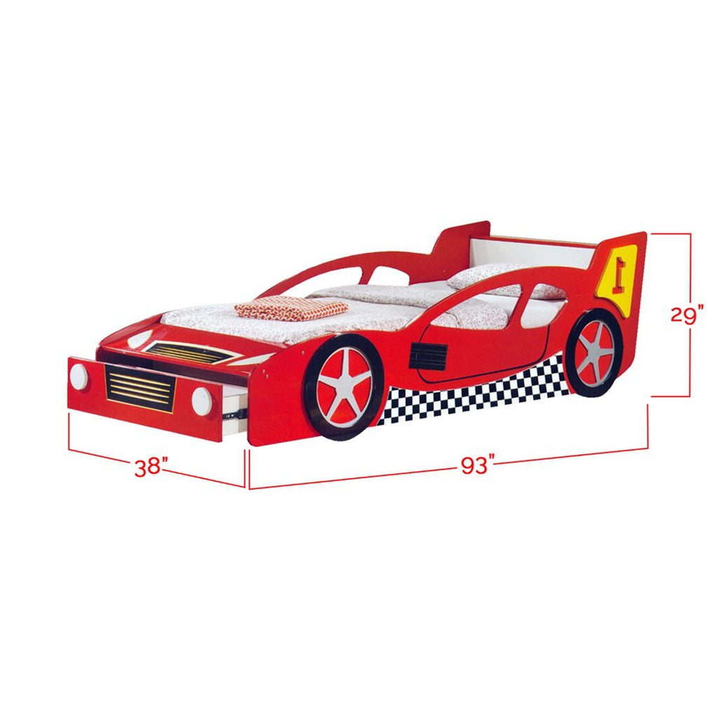 Furnituremart Marc Series red car bed