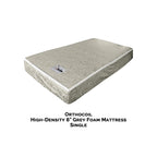 Terra Solid Wood Bed (White / Walnut) / Two Color Available / Strong Construction / Solid rubber wood w/ Mattress Option