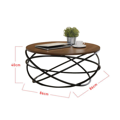 Image of Metallica circle coffee table