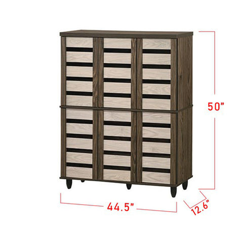 Image of Furnituremart Miami wooden shoe cabinet