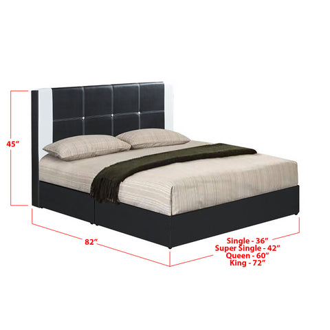 Image of Furnituremart Neal bed leather frame