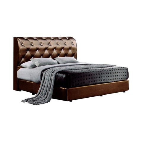 Image of Furnituremart Neema modern leather bed frame