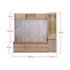 Furnituremart Neve floating tv stand