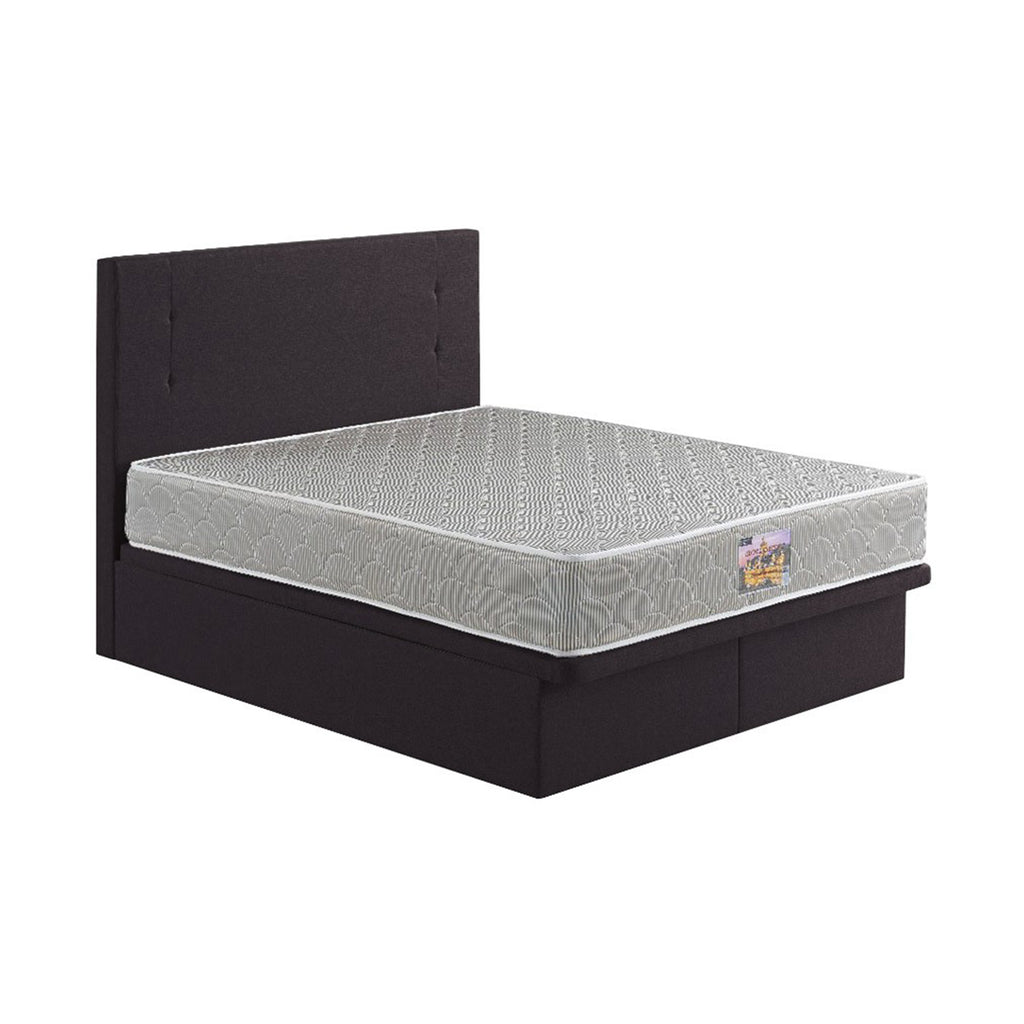 Nivie Series Leather Storage Divan Beige In Single, Super Single, Queen, and King Size