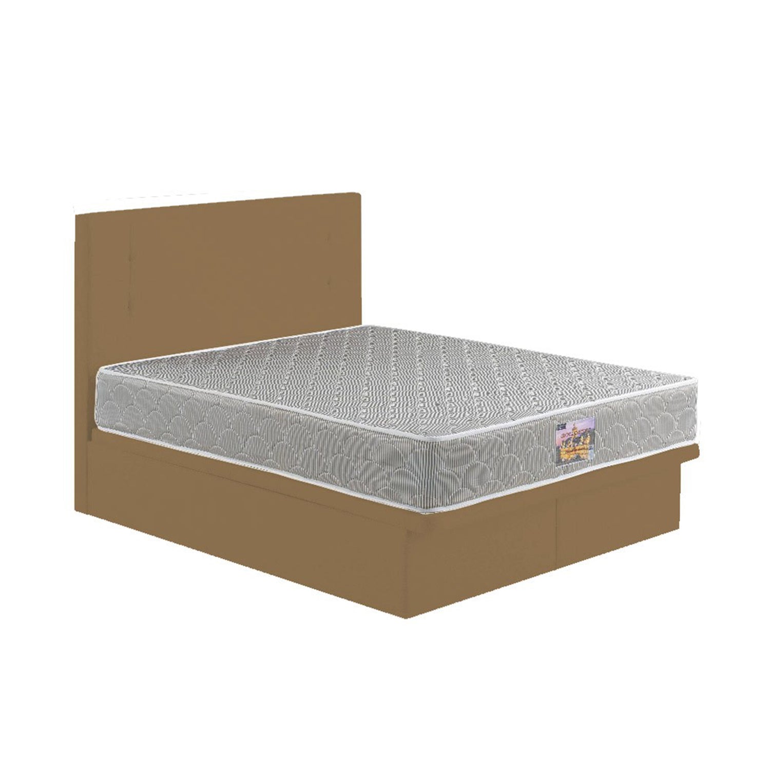 Nivie Series Leather Storage Divan Beige In Single, Super Single, Queen, and King Size