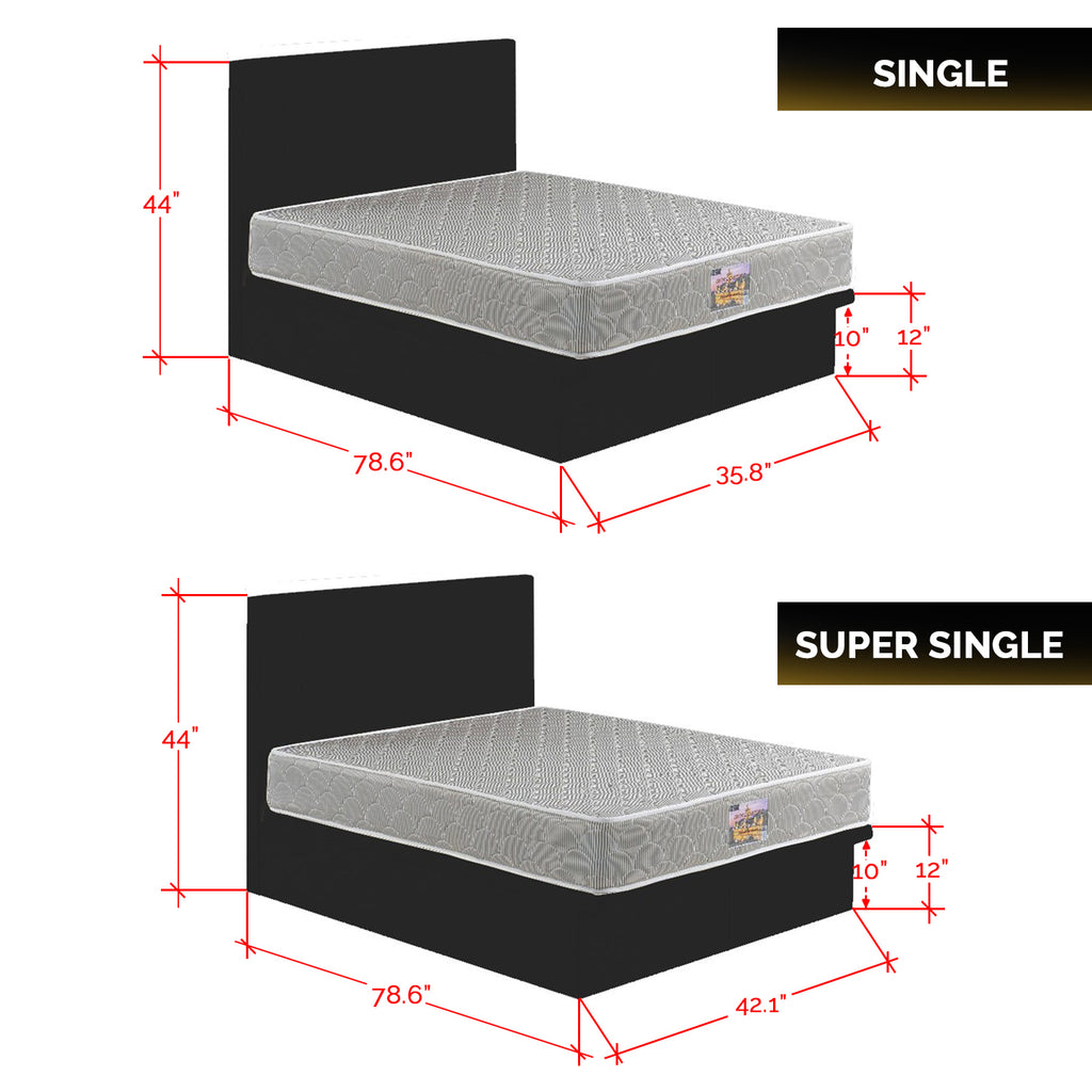 Furnituremart Nivie Series divan bed frame and headboard