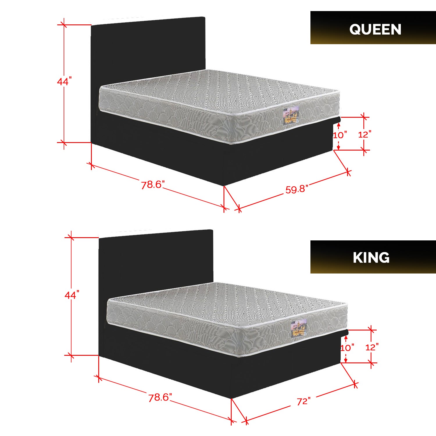 Nivie Series Fabric /Leather Storage Divan In Single, Super Single, Queen, and King Size-Bed Frame-Furnituremart.sg