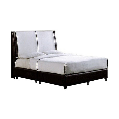 Image of Furnituremart Nuri leather platform bed frame