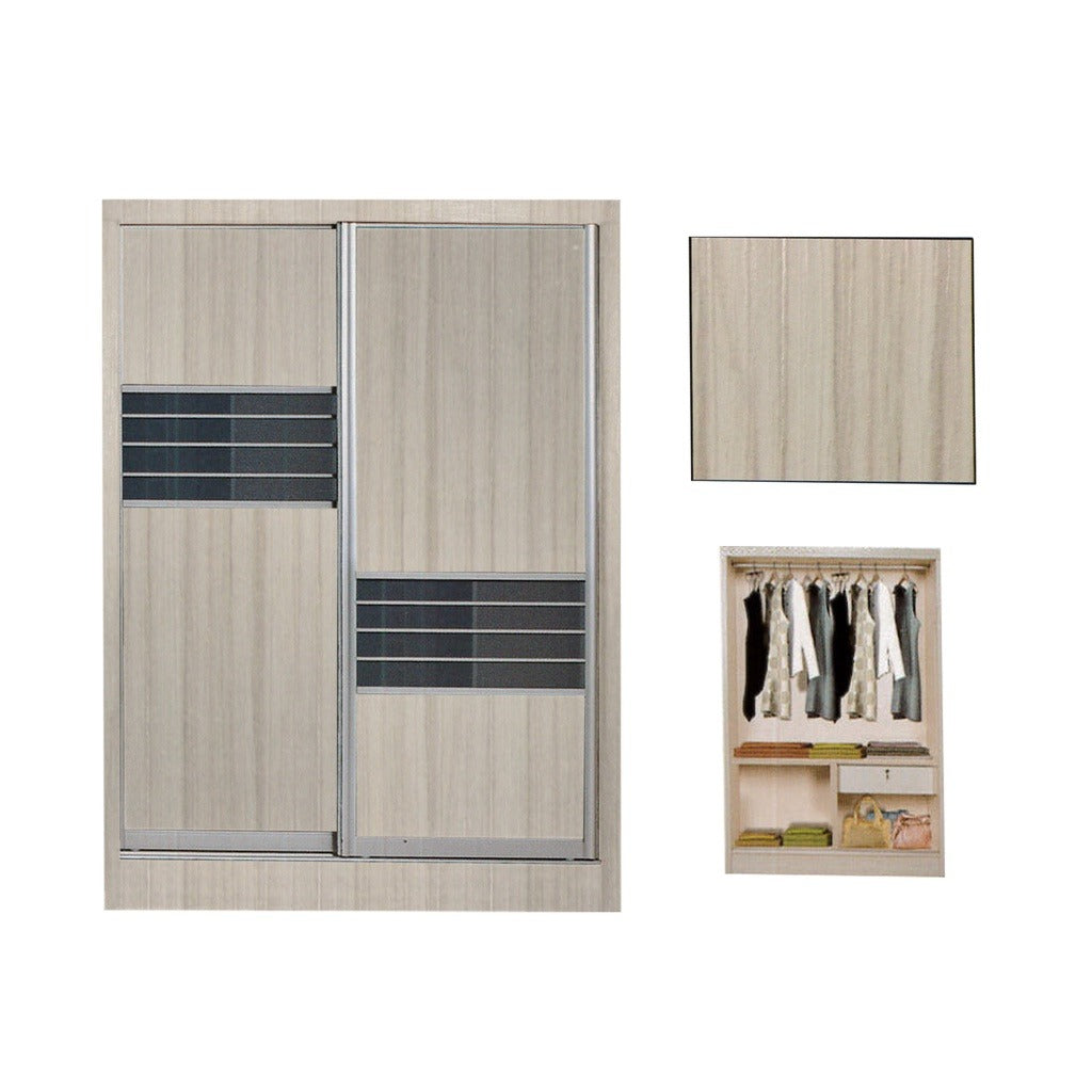 Cielo Series 2 2-Door Sliding Door Wardrobe Multicompartment