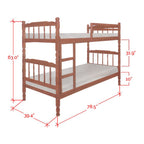 Furnituremart Olanna wooden double decker