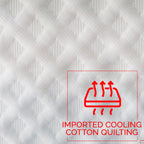 OrthoCoil Relaxation Pocketed Spring Mattress with Latex Topper Blue In Single, Super Single, Queen and King Size-Mattress-Furnituremart.sg