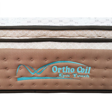 OrthoCoil Epic Touch Pocketed Queen Spring Mattress