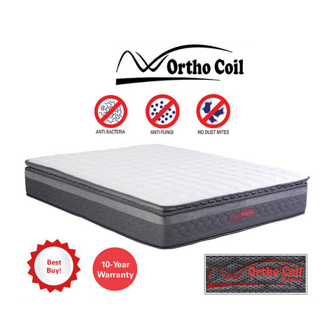 Ortho Coil Vital 13" Thick Bonnell Spring Mattress In Single, Super Single, Queen and King Size-Mattress-Furnituremart.sg