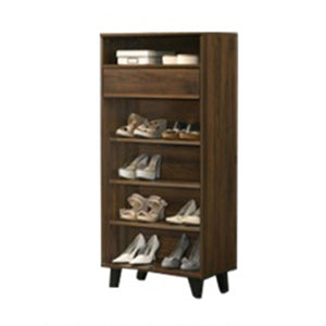 Peony Shoe Cabinet with Shelves /Gliding Drawer /Open Storage
