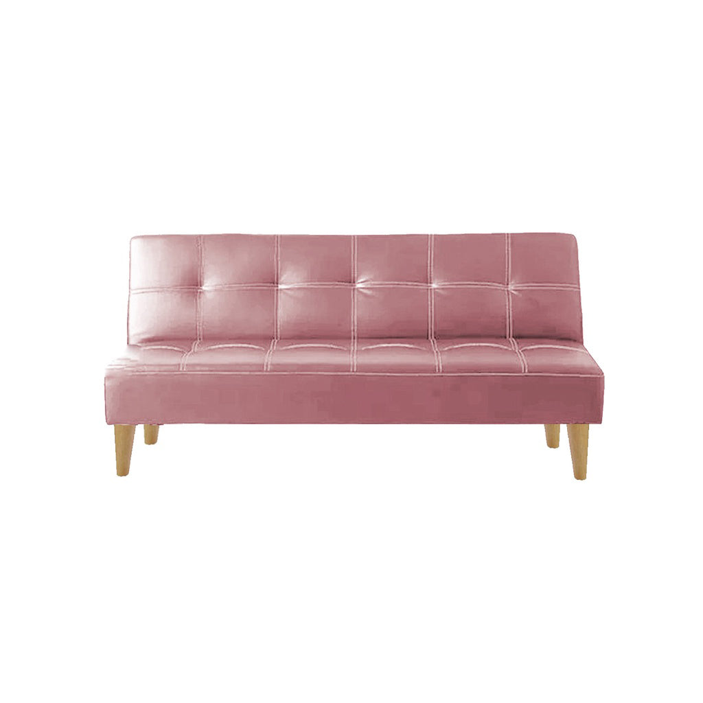 Sofia 6 Feet Leather Sofa Bed In 4 Colours