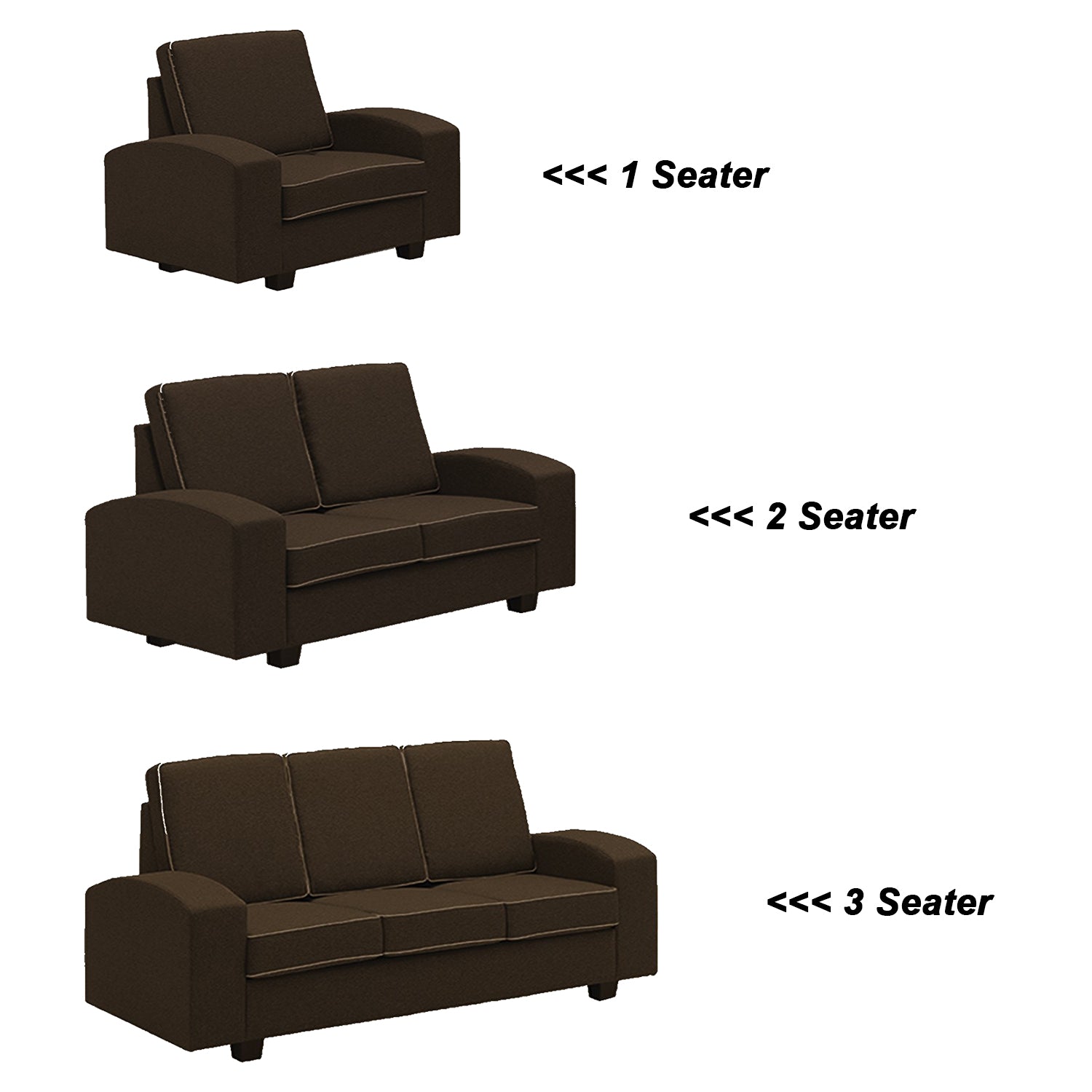 Paige 1/2/3 Seater Fabric Sofa In 3 Colours-Furnituremart.sg