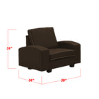 Paige 1/2/3 Seater Fabric Sofa In 3 Colours-Furnituremart.sg