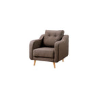Parlo 1/2/3 Seater Fabric Sofa 6 Colours-Sofa-Furnituremart.sg