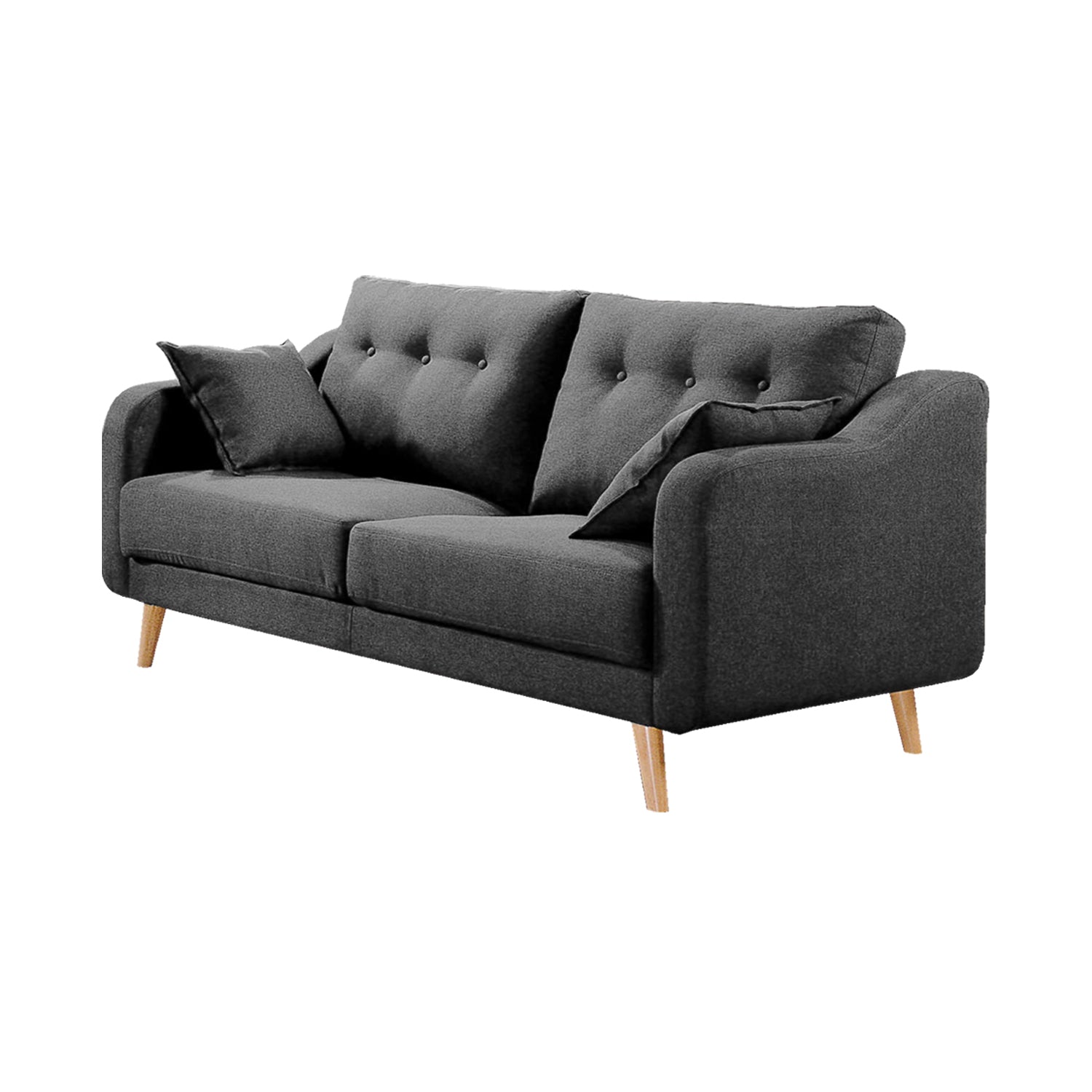 Parlo 1/2/3 Seater Fabric Sofa 6 Colours-Sofa-Furnituremart.sg