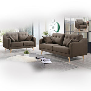 Parlo 1/2/3 Seater Fabric Sofa 6 Colours-Sofa-Furnituremart.sg