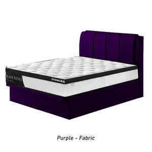 Angela Series Fabric /Leather Storage Divan In Single, Super Single, Queen, and King Size-Bed Frame-Furnituremart.sg