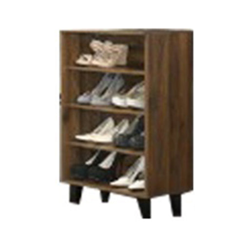 Image of Peony Shoe Cabinet In Brown