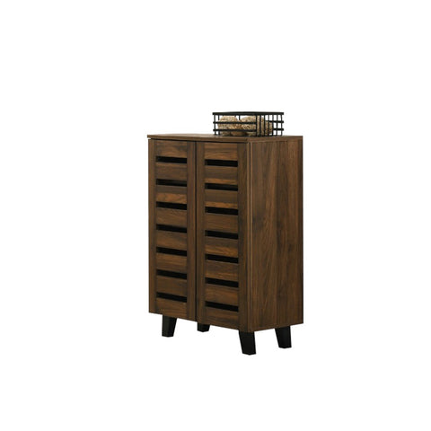 Image of Peony Shoe Cabinet In Brown